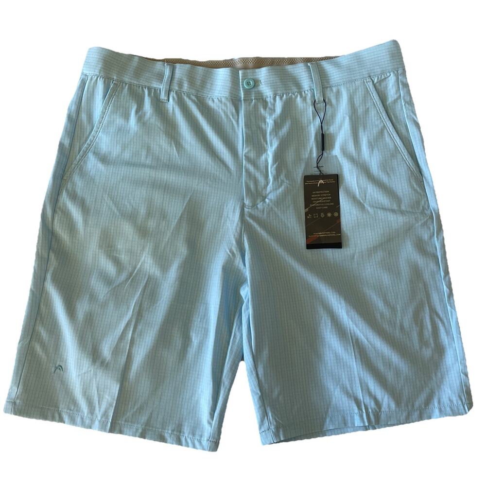 HEAD Golf Shorts Mens 36 Blue Lightweight Stretch Performance NWT Msrp $115